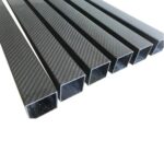 Detailed view of Square Tube Carbon Fiber